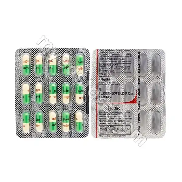 Fludac 20mg Capsule (Fluoxetine)