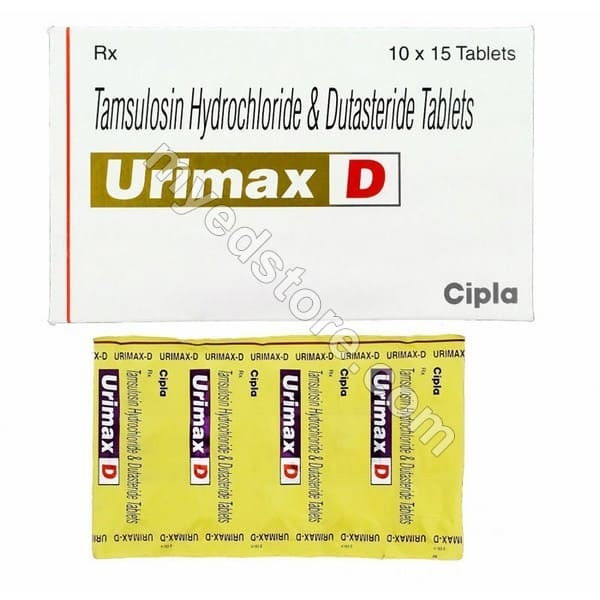 Urimax D 0.4 mg/0.5 mg (Tamsulosin/Dutasteride)