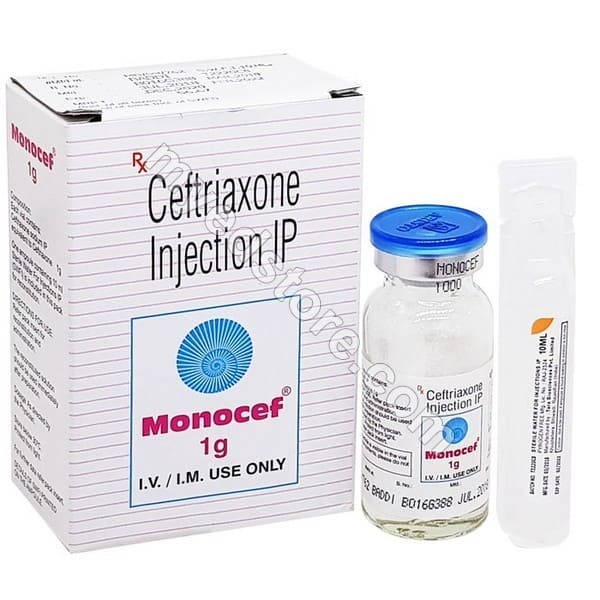 Monocef Injection 1gm (Ceftriaxone)