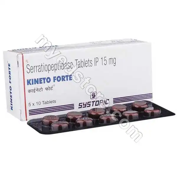 Kineto Forte 15 Mg (Serratiopeptidase)