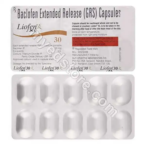 Liofen XL 30 Mg (Baclofen)