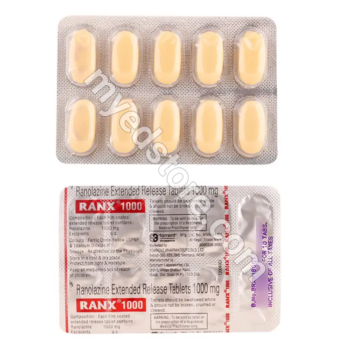 Ranolazine 1000mg