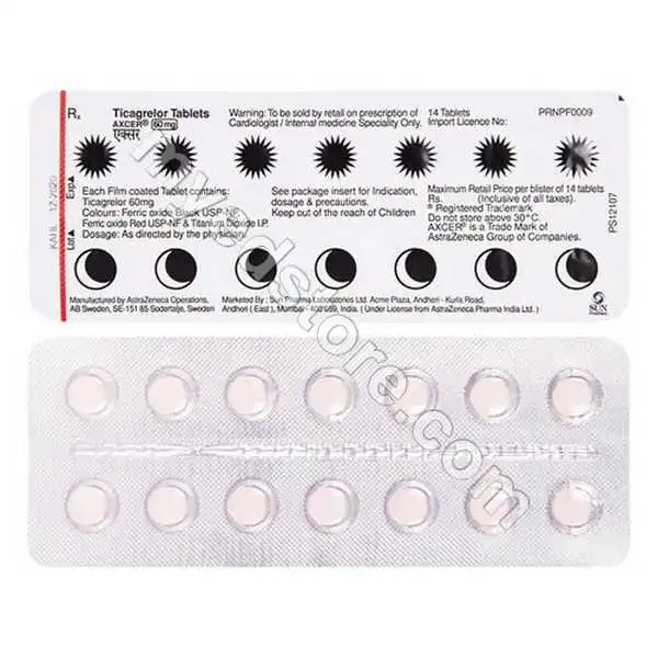 Ticagrelor 60 Mg