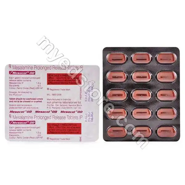 Mesacol OD 1.2g Strip