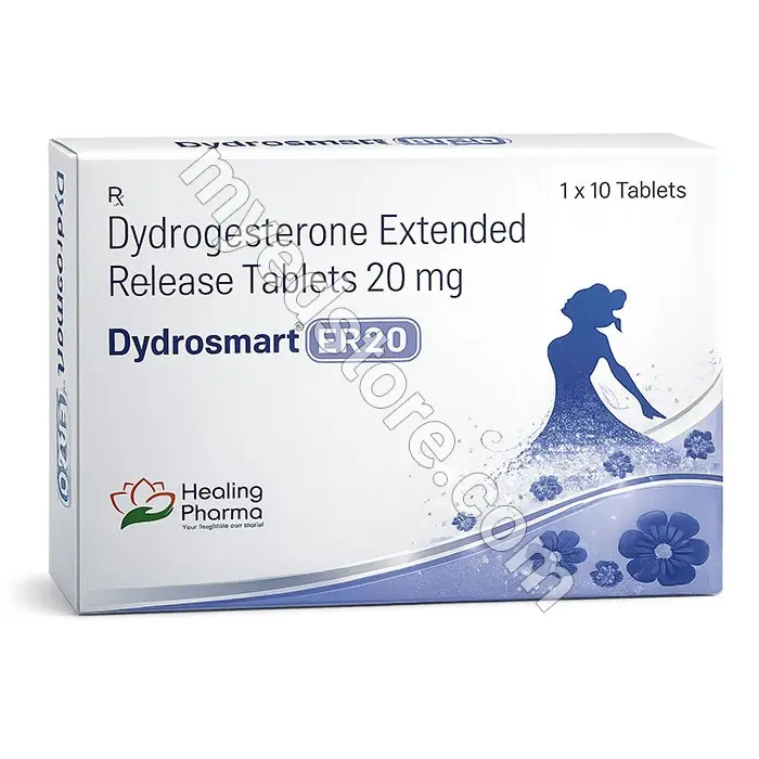Dydrosmart ER 20 mg Tablet (Dydrogesterone)