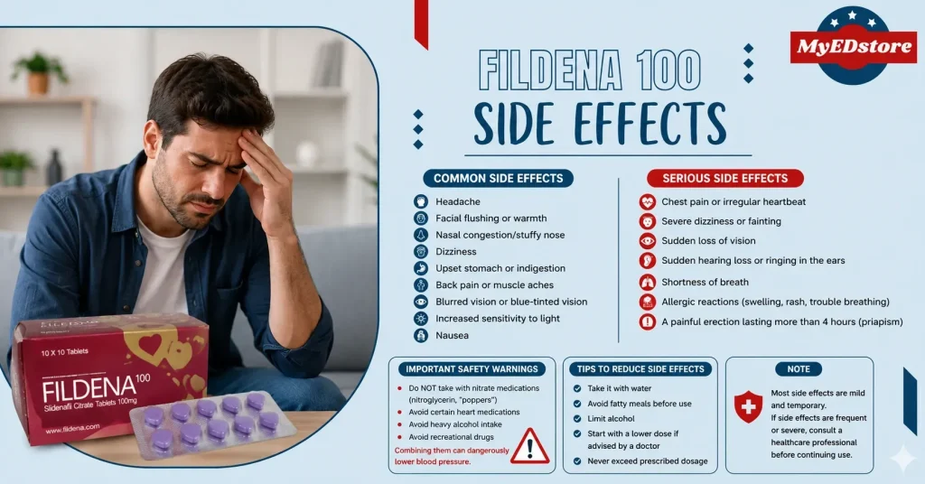 fildena 100 side effects