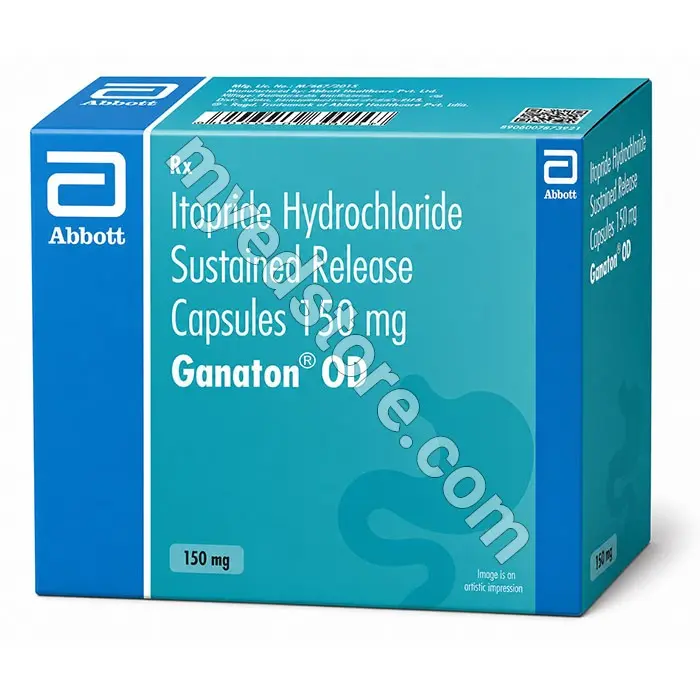 Ganaton OD 150 mg Capsule SR (Itopride)