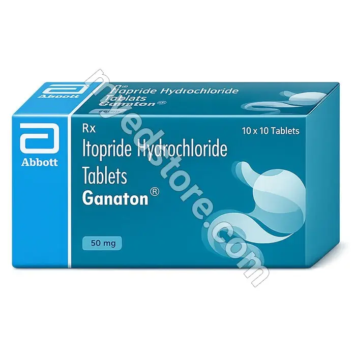 Ganaton 50 mg Tablet (Itopride)
