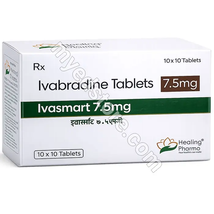 Ivasmart 7.5 mg Tablet (Ivabradine)