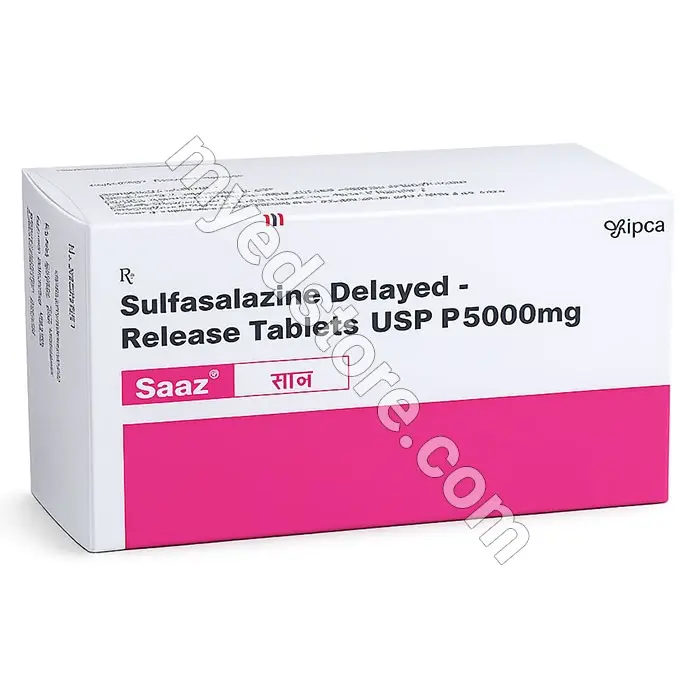 Saaz 500 mg Tablet (Sulfasalazine)