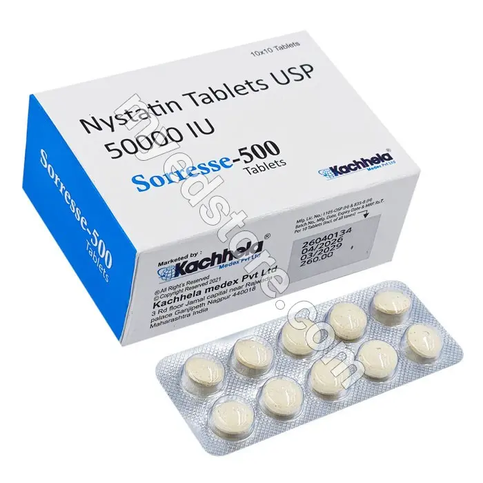 Sorresse 500 Tablets (Nystatin)