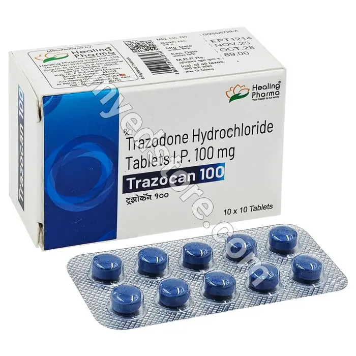 Trazocan 100 mg Tablet (Trazodone)