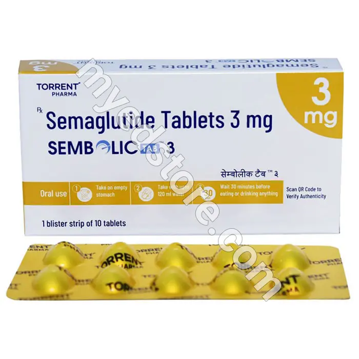 Sembolic 3 mg Tablet (Semaglutide)